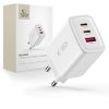 Ładowarka Sieciowa Tech-Protect NCA65W-GaN 3-Port PD 65W White